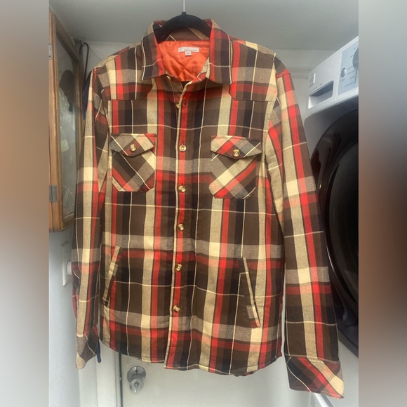 Public Opinion Other - Mens padded flannel shirt